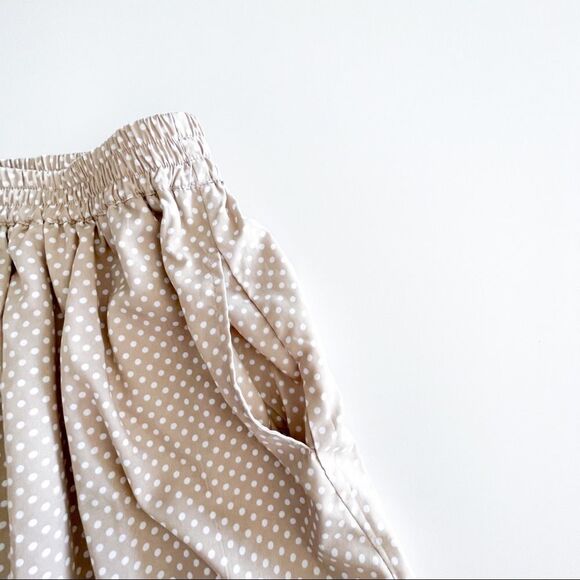 Compania Fantastica // beige skirt with polka dots // Size Medium // EUC - Picture 4 of 7